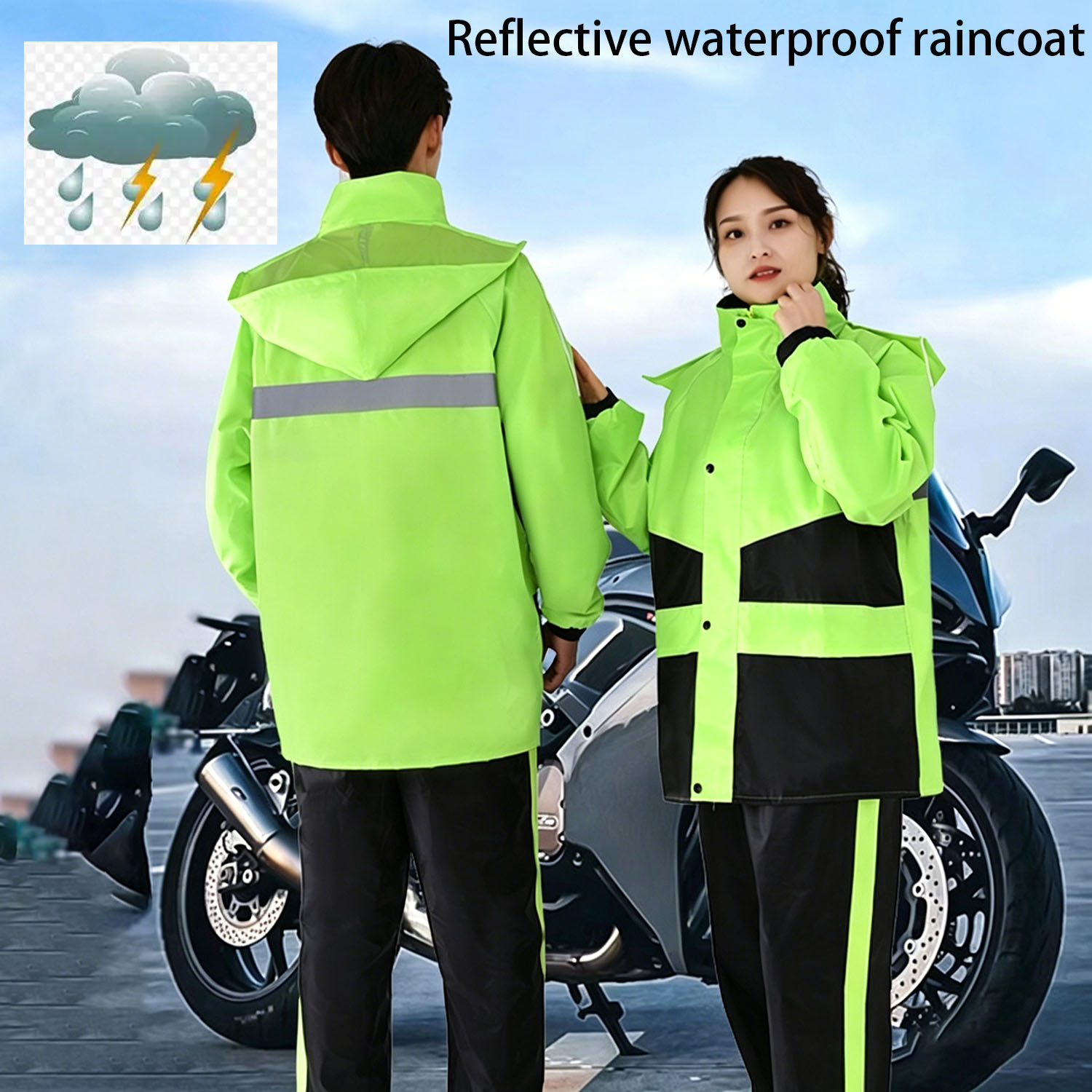 Motorcycle Gear Jacket Women - Мотоциклетные дождевики для мужчин и женщин,