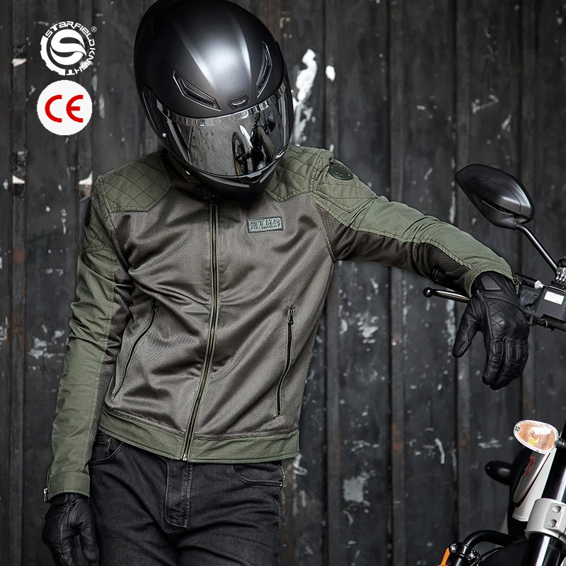 Motorcycle Gear Mesh - Мотокуртка SFK весна-лето, сетчатая, дышащая, в