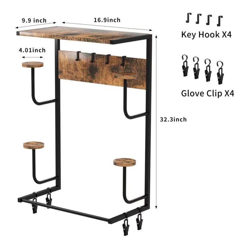 Motorcycle Gear Display Rack - Настенный держатель для мотоциклетного шлема цвета