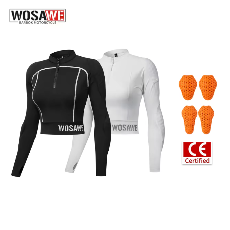 Motorcycle Gear Jacket Women - Женская мотоциклетная рубашка WOSAWE для лета,