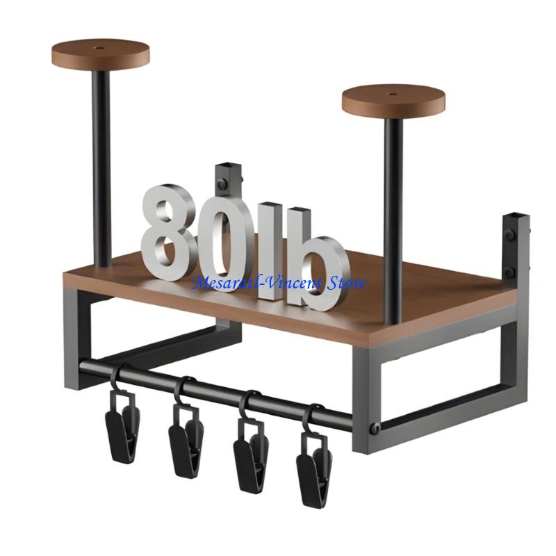 Motorcycle Gear Display Rack - A70F Прочная настенная стойка для шлема,