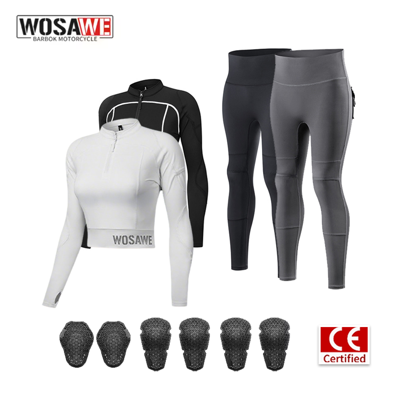 Motorcycle Gear Jacket Women - Женский мотоциклетный костюм WOSAWE для лета: