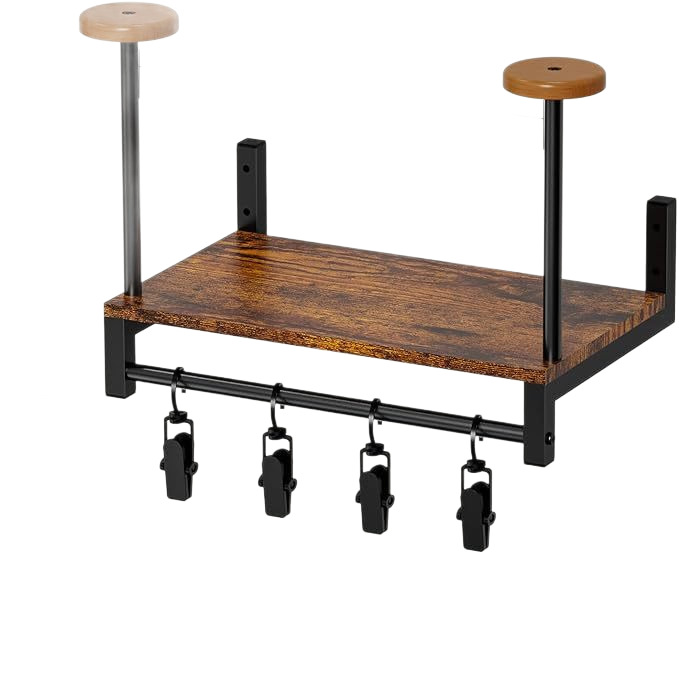 Motorcycle Gear Display Rack - Настенный деревянный держатель для шлема, подставка