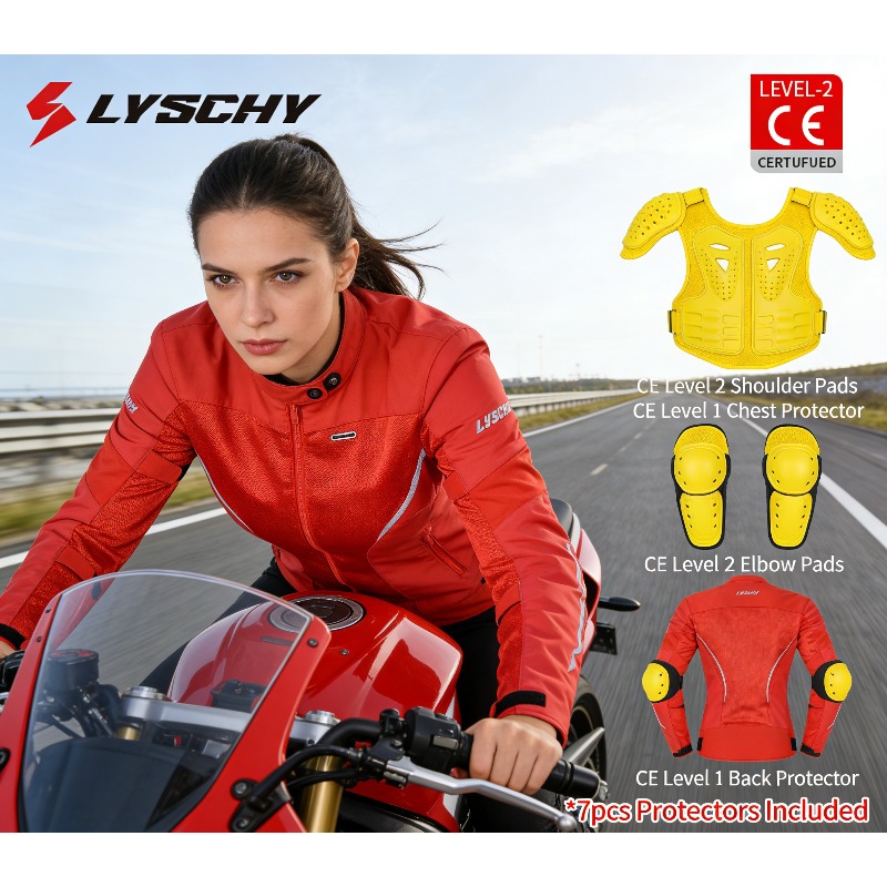 Motorcycle Gear Mesh - Женская сетчатая мотоциклетная куртка для лета,
