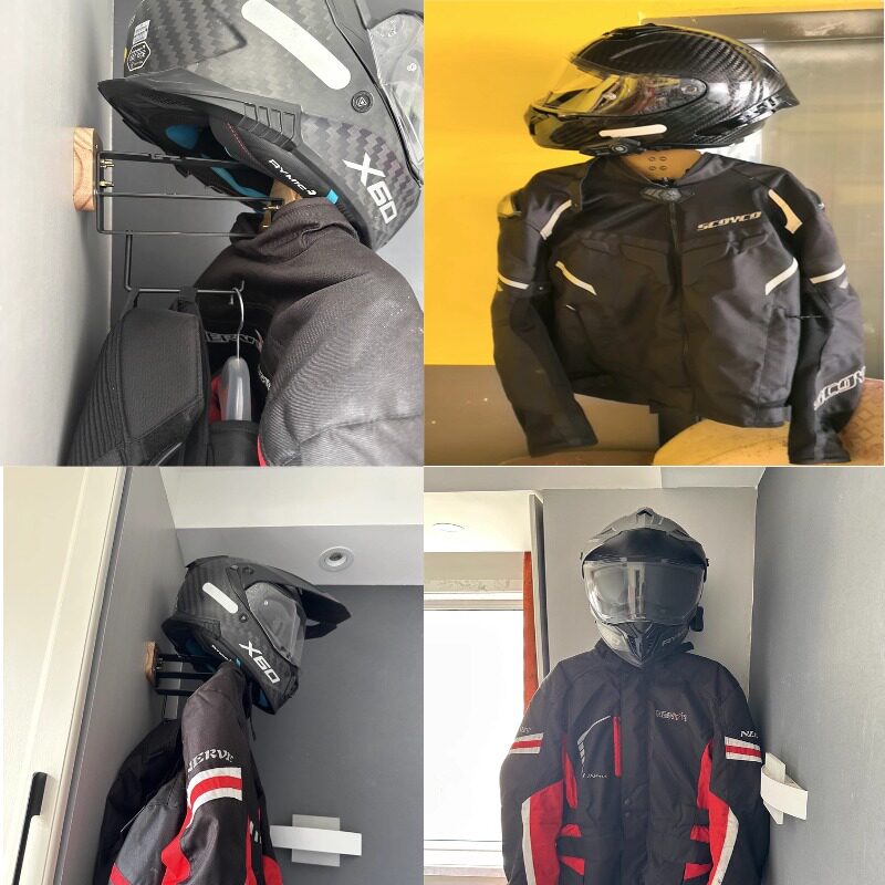 Настенный держатель для тактич – обзор и цена Motorcycle Gear Display Rack