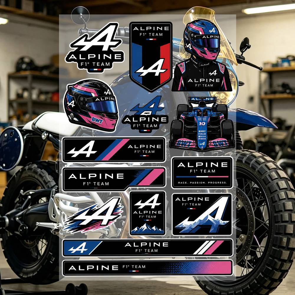 Эстетические граффити-наклейки – обзор и цена Motorcycle Gear Alpine