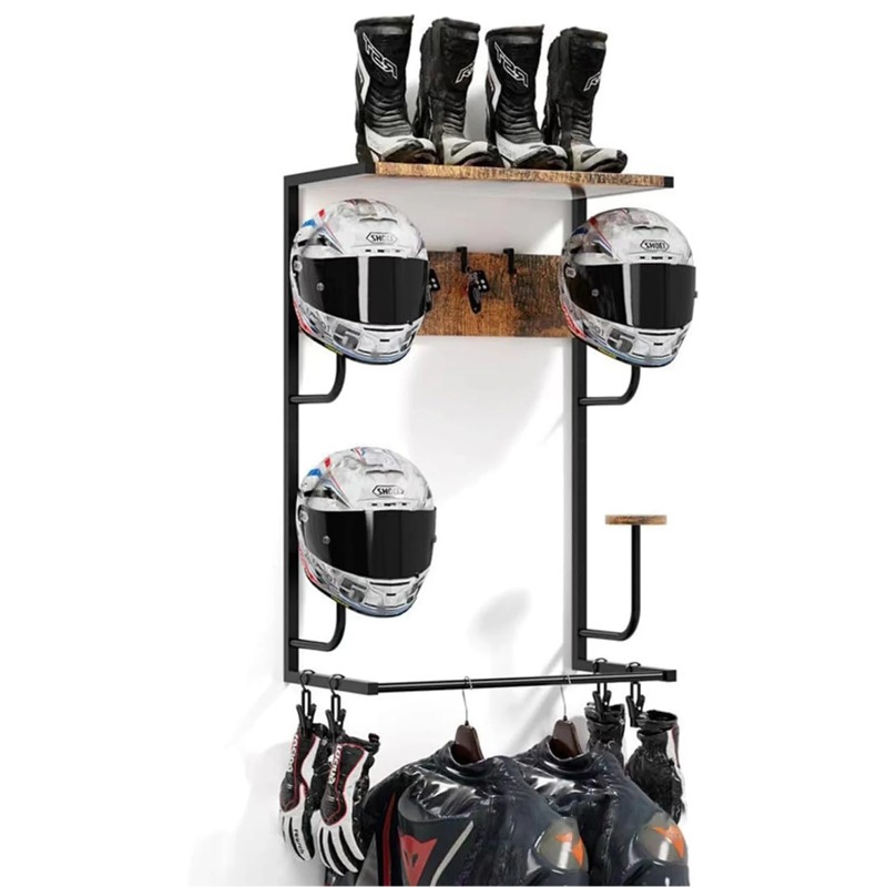 Настенный держатель для мотоци – обзор и цена Motorcycle Gear Display Rack