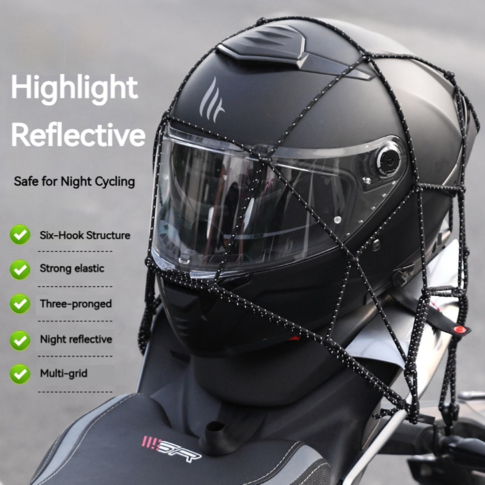 6-крючка, сетка для багажа, за – обзор и цена Motorcycle Gear Mesh