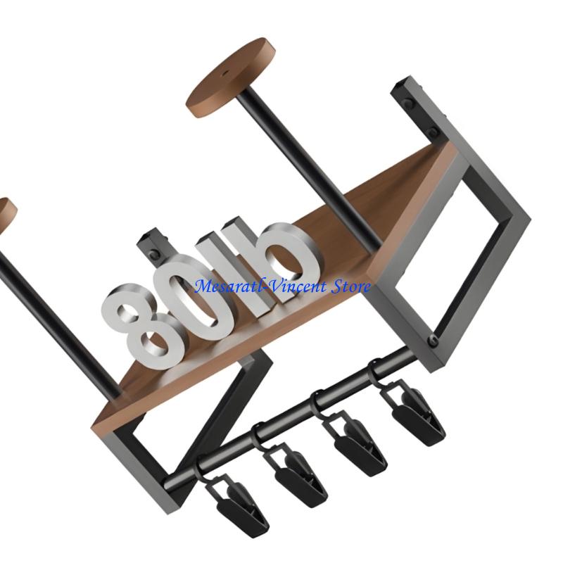 A70F Прочная настенная стойка  – обзор и цена Motorcycle Gear Display Rack