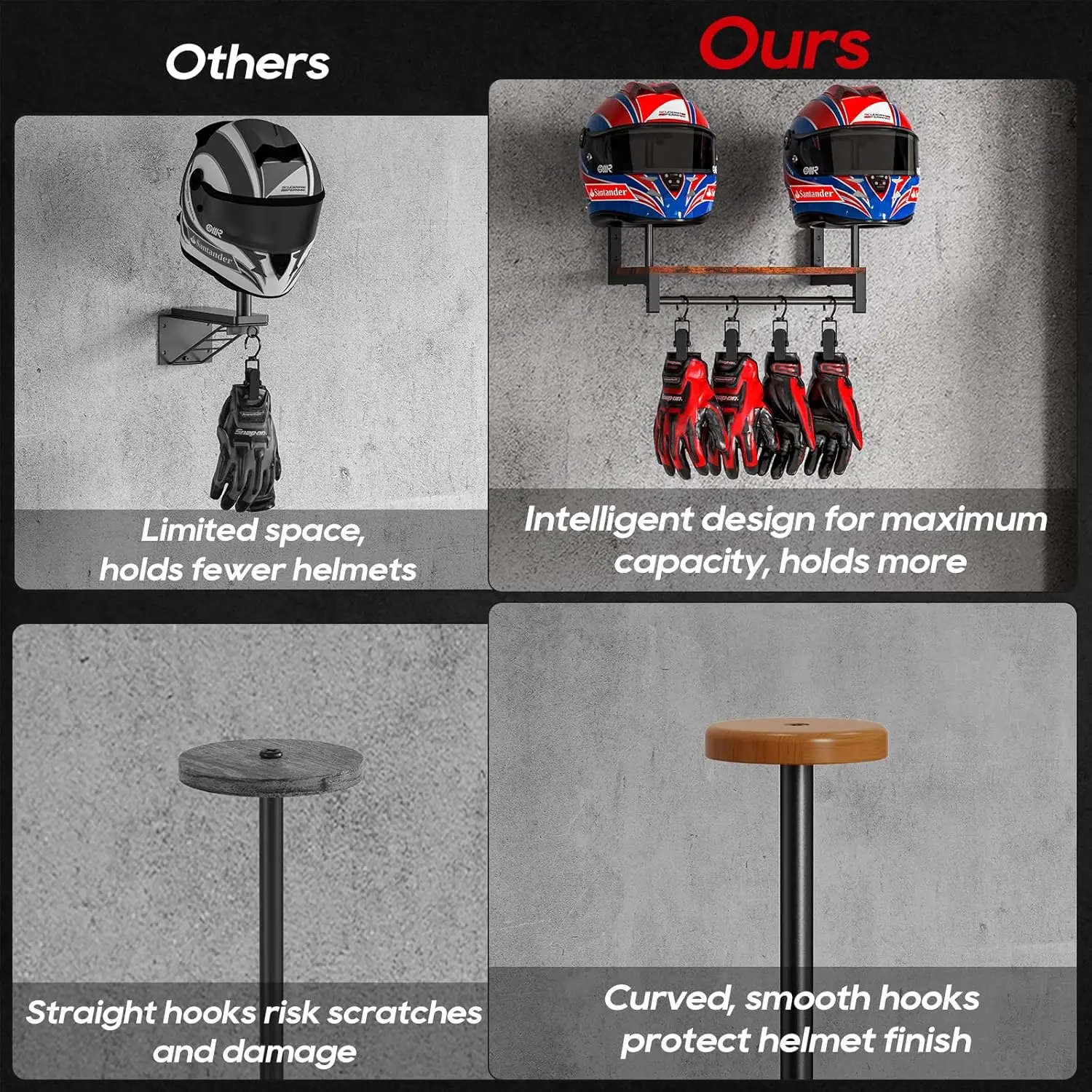 Двойная подставка для мотоцикл – обзор и цена Motorcycle Gear Display Rack